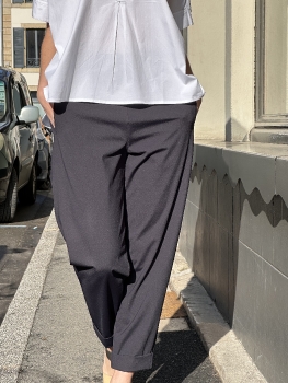 Pantalon coupe droite noir Elemente Clemente C0016651