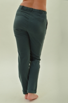 Pantalon droit élastique de couleur bleu gris Transit 0015417