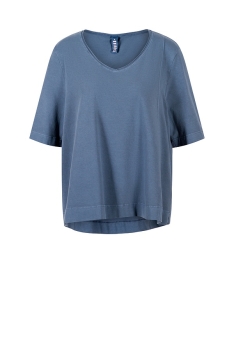 Tee shirt bleu gris Ischiko by Oska C0018354
