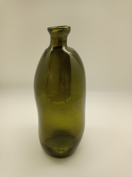Vase en verre de couleur vert Foimpex C0016748